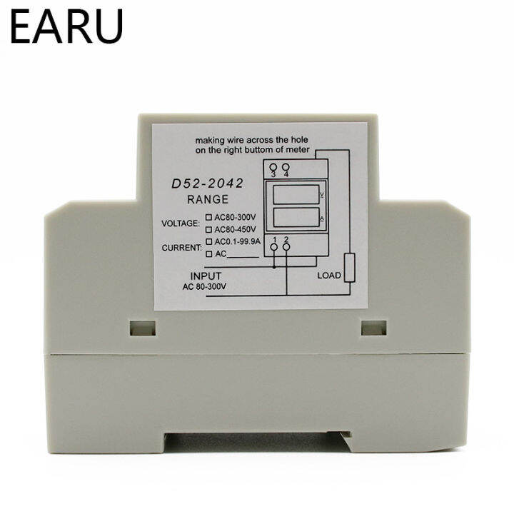 0-100a-ราง-din-จอแสดงผลแอลอีดีโวลต์มิเตอร์หม้อแปลงแอมมิเตอร์-ac80-300v-200-450โวลต์มิเตอร์แผงเครื่องทดสอบ-semasa