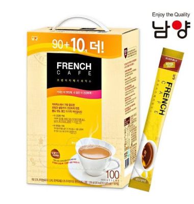 กาแฟสำเร็จรูปเกาหลี french cafe cafe mix (100t=1box) 프렌치카페 카페믹스 (นัมยาง)