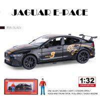 【MagicT】1:32 Jaguar E-Pace โมเดลโลหะผสมสังกะสีรถยนต์ W/ แสง &amp; เสียง &amp; Pull Back Die Cast ของเล่นของขวัญคอลเลกชันของตกแต่งสำหรับเด็กผู้ชาย