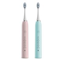 แปรงสีฟันไฟฟ้าแบบของขวัญคู่ชาร์จไฟได้ TYPE-C แปรงสีฟันไฟฟ้า Sonicare แบบพกพา