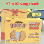 Bánh Gooka cracker Nougat Filling Hành HG 400g-Bibica kèm túi giấy