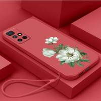 เคส Redmi 10 4G Redmi 10เคสนิ่มใส่โทรศัพท์ซิลิโคนเหลวป้องกันเคสกันกระแทกมือถือเรียบเนียนพร้อมสายคล้อง