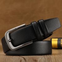 【Ready Stock】Tali Pinggang Lelaki Mens Belt Classic Style Metal Buckle Leather Belt