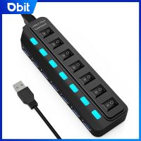 DBIT USB 3.0ตัวแยกฮับ5Gbps 7 In 1 USB ฮับข้อมูล OTG อะแดปเตอร์สำหรับ Samsung Xiaomi iPad MacBook Pro PC อุปกรณ์คอมพิวเตอร์ Feona