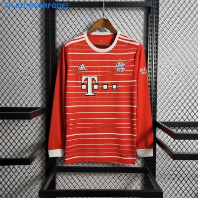 ☼▤✕ 22/23 Bayern Munchen Home Fans Long Sleeve Version Football Shirt
