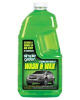 น้ำยาล้างทำความสะอาด พร้อมเคลือบเงารถยนต์ SIMPLE-GREEN NO.43272 Car Wash &amp; Wax Concentrate Bottle Size 67.6 oz. (2 L)