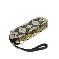 [COD] Cross-border Womens Coin Purse Contrast Color Stitching Folding Clutch Personalized Fashion