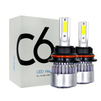 C6 H1 H3ไฟ LED H7 Led ไฟหน้าหลอดไฟ H4 880 H11 HB3 9005 HB4 9006 H13 6000K 72W 12V 7200LM อัตโนมัติไฟหมอก