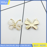 Millys 10ชิ้น/ชุดของประดับทำจากเรซินผีเสื้อหลังเรียบสำหรับทำสมุดภาพของตกแต่งงานแต่งงานโทรศัพท์