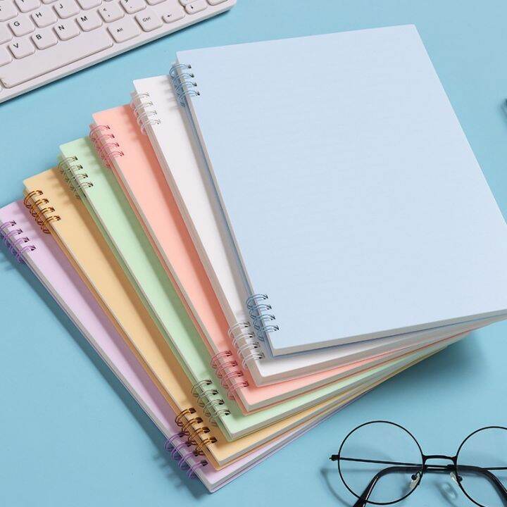 Oumi A5 Line Coil Notebook 80sheets MUJI Morandi horizontal Notepad♦ ...