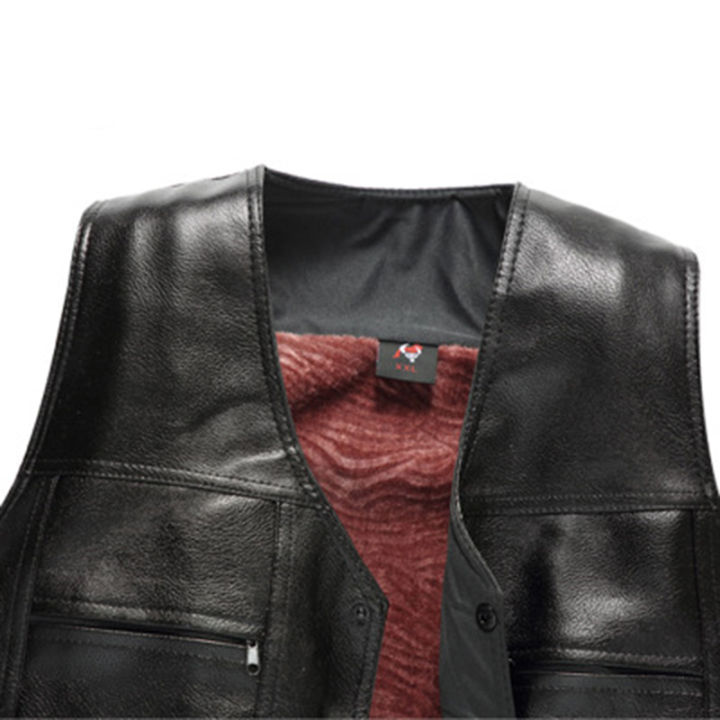 motorcycle-leather-vest-mens-riding-vest-middle-aged-and-elderly-windproof-sheepskin-sleeveless-jacket-male-waistcoat