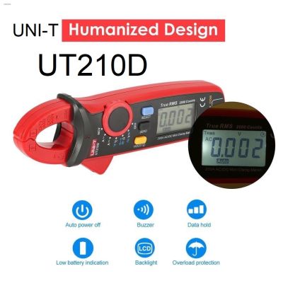 UNI-T UT210D+คีมตัด AC-DC 10A-200A คลิปแอมป์มิเตอร์ แคล้มป์มิเตอร์ มิเตอร์วัดไฟ มัลติมิเตอร์ดิจิตอล คลิปแอมป์ มิเตอร์วัดไฟดิจิตอล