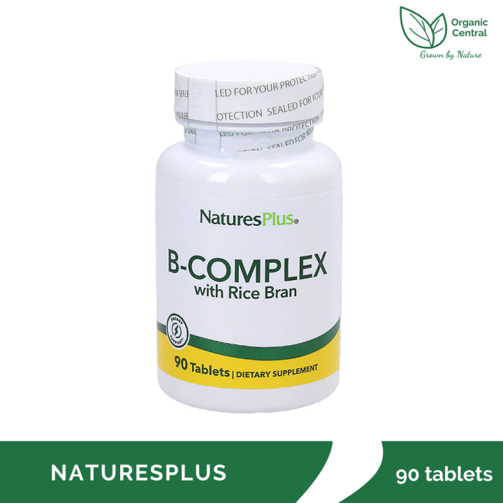 NaturesPlus B-Complex With Rice Bran 90 Tablets | Lazada PH