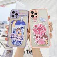 Case A15 A54 A5 2020 A9 2020 A93 A53 2020 A7 A3S A5S A12 A92 A31 Reno 4 Lite Reno 4 F A15S F17 PRO A33 2020 A11K A12S A11 A1K A52 A7 A32 A72 A53S A35 Y17 Y15 Y12 Y20 Realme C15 C12 Cartoon Blueberries Milk Tea Girl Camera Protection Hard