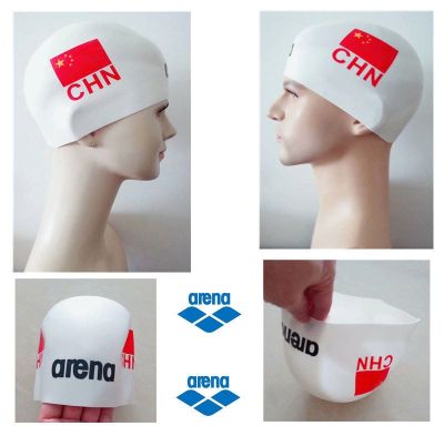 ❒ arena 3D ultra version การแข่งขันระดับมืออาชีพ ลดแรงต้าน หมวกกันน็อค หมวกว่ายน้ำ กันน้ำ หมวกซิลิโคนดูแลเส้นผม