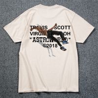 [ขายดีที่สุด] 2022ใหม่แฟชั่น Hip Hop T เสื้อผู้ชายผู้หญิง Travis Scotts ASTROWORLD Harajuku เสื้อยืด WISH YOU Are HERE Letter พิมพ์ Tees Tops