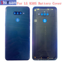 Cover Rear Door Housing Back Case For LG K50S Battery Cover Camera Frame Lens with Logo