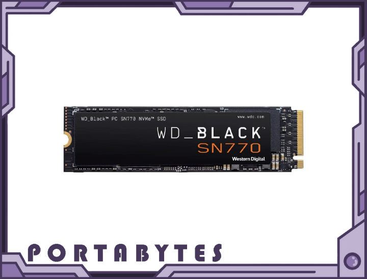 WESTERN DIGITAL WD Black SN770 1 TB Desktop, Laptop Internal Solid State  Drive (SSD) (WDS100T3X0E) - WESTERN DIGITAL 