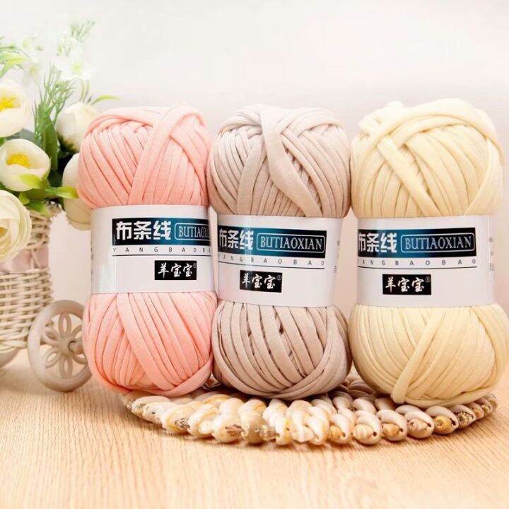 100g-roll-strip-thread-special-offer-wholesale-fancy-cotton-yarn-hand-woven-elegant-bag-yarn-crocheted-carpet-wool