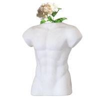 【LZ】❀❂  Corpo Masculino Vaso De Cerâmica Minimalista Artesanato Mobiliário Moderno Decoração Para Casa Vaso De Flores Arranjo De Flores Decoração Para Casa