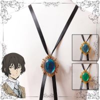 Anime Bungo Stray Dogs Osamu Dazai Necklace Bolo Bola Tie Cosplay Prop Accessory Adjustable For Halloween Xmas Gift