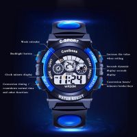 [Ready stock]LED Digital Children Watches jam tangan Waterproof Shockproof Silicone Strap for Male Student Learners