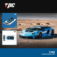 TPC 1:64รุ่นรถ Lambro LBWK LP700 GT EVO โลหะผสม Die-Cast Vehicle Limited- Blue