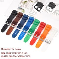 watch strap for MCW-100H W-S220 AE-2000 AE-2100 accessorys 16mm watchband straps