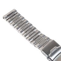 Luxury 18/22/20mm  Solid Link Stainless Steel Watch Band  Folding Clasp Safety Watches Strap Bracelet Replacementby Hs2023