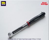 ประแจปอนด์ NORBAR NO.130103 NorTorque 100, 1/2” Sq.Dr. Dual Scale Length 375mm. 72 Teeth Gear Garage By Factory Gear