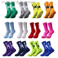 【hot】♘☞  ANTI SLIP Football Socks Mid Calf Non Soccer Cycling  Mens