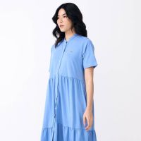 TRANQUIL BLUE MIDI LENGTH LADY DRESS ชุดเดรสสีฟ้าโอเวอร์ไซส์