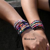 5Pcs/15Pcs Bohemian Rope Friendship Bracelet for Women Ladies Waterproof Fashion Trendy Boho Vintage Couple Wristbands Jewelry 【hot】niloli