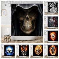 【CW】✾  Scary Washable Shower Curtain Death Polyester Fabric Curtains Decoration 180