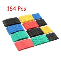 【cw】 70/127/164/328/530PCS Shrink Tubing Polyolefin Electrical Wrap Wire Cable Sleeves PE Insulation 2:1Shrinkable Tube ！