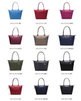 2023 Authentic Spot Longchamp Womens Fabric Small Long Handle Foldable Waterproof Handheld One Shoulder Dumpling Bag 2605