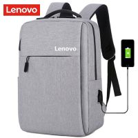 Lenovo 14 15.6 นิ้วกระเป๋าแล็ปท็อปสำหรับนักเรียนธุรกิจกระเป๋านักเรียนเดินทางทำงานแบบพกพาความจุขนาดใหญ่กระเป๋าสีดำ