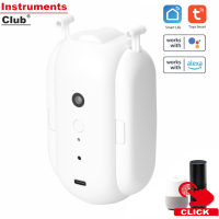 Instruments 2Pcs Tuya สมาร์ทมอเตอร์ผ้าม่าน BT เสียงควบคุมสวิทช์ม่านไฟฟ้าหุ่นยนต์ APP เครื่องจับเวลาควบคุมการตั้งค่าใช้งานร่วมกับ Alexa Google Home สำหรับ T-Rail/U-Rail