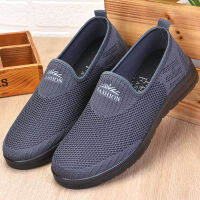 Man Cotton Loafers Soft Mens Casual Shoes Hiking Slip-on Fashion Sneakers For Men Mesh Beach Tennis Dad Elderly Shoes