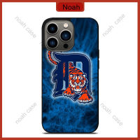 Detroit Tigers Phone Case for iPhone 14 Pro Max / iPhone 13 Pro Max / iPhone 12 Pro Max / Samsung Galaxy Note 20 / S23 Ultra Anti-fall Protective Case Cover 1357