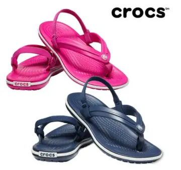 Girls croc clearance flip flops