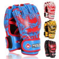 【LZ】♀✔  Espessado M3 Meio Dedo Luva De Boxe Adulto Sandboxing MMA Kickboxing Protetores De Mão Punch Bag Homens Mulheres Guantes De Boxeo