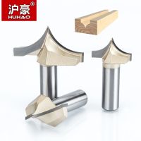 HUHAO 5pcs / lot Shank 1/4－1/2－เครื่องตัดไม้ Double Edging Router Bits สําหรับไม้คาร์ไบด์แกะสลักเครื่องมือแกะสลักบิต