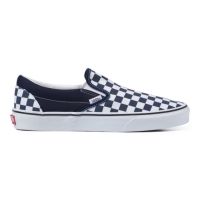 Vans รองเท้าผ้าใบ Classic Slip-On Checkerboard | Parisian Night/True White ( VN0A5JMHARY )