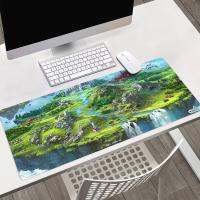 [HOT ZEXKLIOALQAQ 529] Runescape Pad ขนาดใหญ่สีดำ Gaming Mouse Pad Big Mousepad Gamer ยางคีย์บอร์ด Mats โต๊ะ Pad Non-Slip Mat ตาราง Mausepad พรม