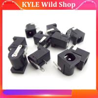 KYLE Wild Shop 5.5x2.1mm DC-005 DC Female Power Socket Plug Connectors Power Supply Barrel-Type Right Angle PCB Mount Terminal 5521