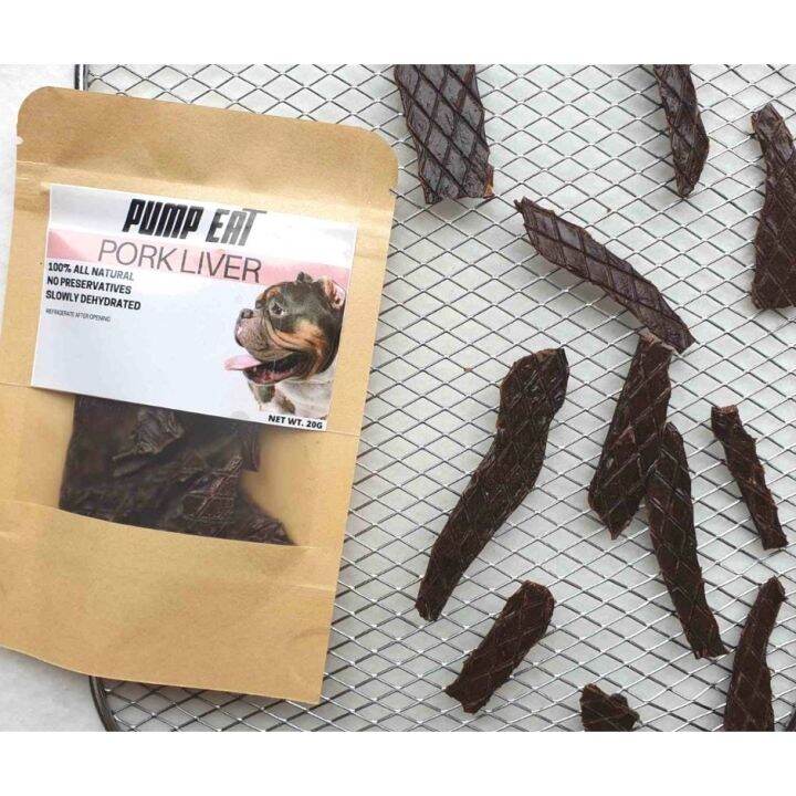 Classic Pork Liver Dehydrated dogs and cats treats by Pump Eat Lazada PH