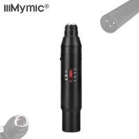 IiiMymic 48โวลต์ผีอะแดปเตอร์ XLR 3Pin ตัวเลือกความไวสำหรับ S Hure 4ขา TA4F เครื่องดนตรีชุดหูฟังไมค์โลหะคลิป