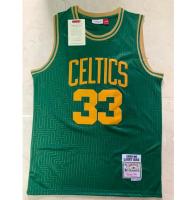 Ready Stock Most Popular Mens No.33 Larry Bird Boston Celtics 2019/20 Swingman Mitchell Ness Hardwood Classics Jersey -Green