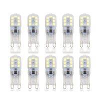 หลอดไฟ LED หรี่แสงได้หลอดไฟแคปซูล10 X G9 5W เปลี่ยนสีได้ AC220-240V โทนอุ่นสีขาว